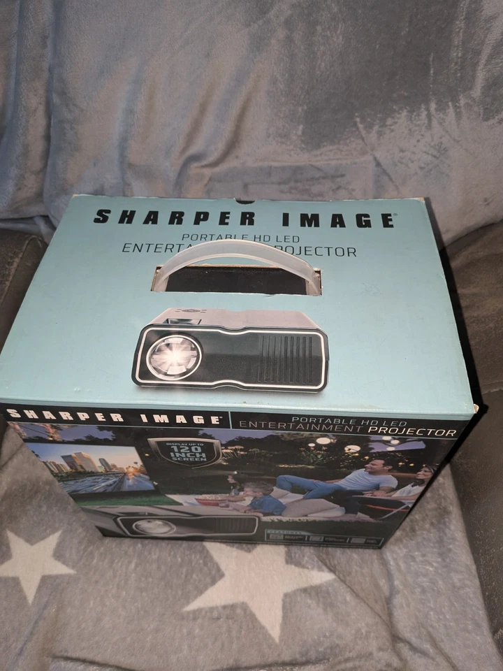 Sharper Image Portable HD LED Entertainment Projector New - Image 3 of 4