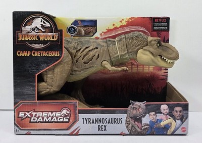 Jurassic World Tyrannosaurus Rex Extreme Damage Dinosaur Figure Cretaceous Park