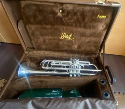 Weril Trumpet Professional Model Powerful Sound Light Weight Excellent Conditio