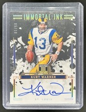 2025 Panini Impeccable Kurt Warner Immortal Ink Gold Auto #/10 Rams