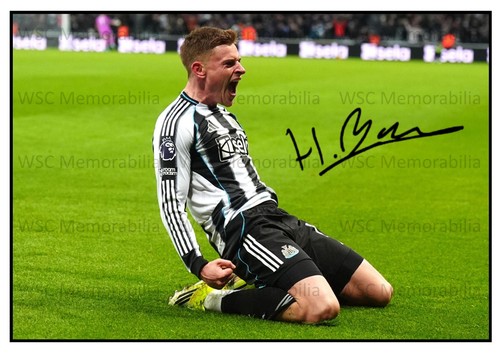 12003. Harvey Barnes Signed Pictures (A4 Prints) Newcastle Leicester England etc