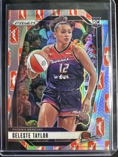 2024 Panini Prizm WNBA #48 Celeste Taylor WNBA Logo Prizms
