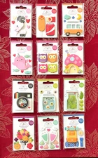 YOU CHOOSE - FLASH SALE LAST ONES - Doodle-Pops 3D Stickers & SHAKER-POPS