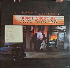 Elton John Don't Shoot Me Vinyl Record LP VG/VG DJLPH427 1972
