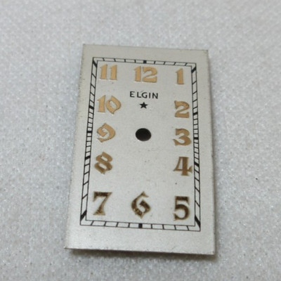 VINTAGE ELGIN WRIST WATCH DIAL FACE WATCHMAKER REPLACEMENT PART#16