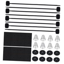 2 Sets 40pcs Car Fan Mounting Kit, Electric Radiator Fan Mounting Kit
