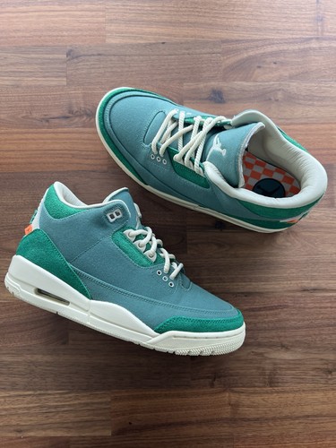 Taglia 8 Donna - Nina Chanel Abney x Air Jordan 3 Retro SP Bicoastal INDOSSATO UNA VOLTA - Foto 3 di 12