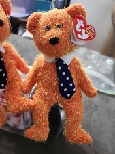 Ty Beanie Baby Pappa orange - MWMT Bear 2002 Fathers Day