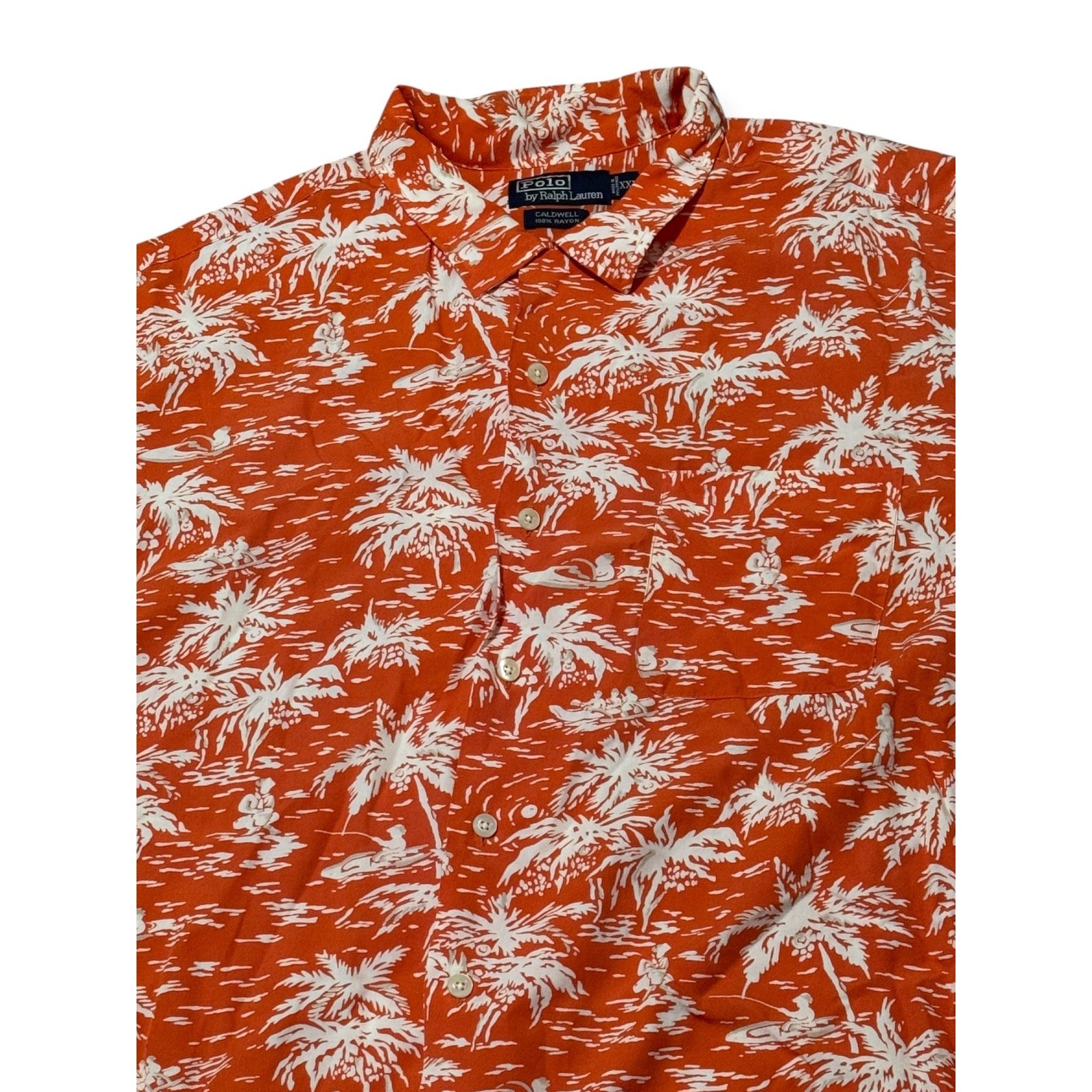 Polo Ralph Lauren Vintage Caldwell Loop collar tropic… - Gem