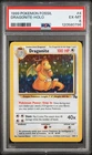 1999 POKEMON FOSSIL #4 DRAGONITE-HOLO PSA 6