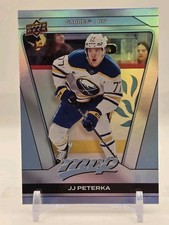 2025-26 UD MVP Silver Collection JJ Peterka #21 Base Buffalo Sabres