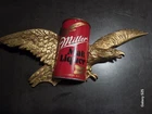 Vintage 1972 Miller Malt Liquor Eagle Wall Sign Old Bar Beer Advertising