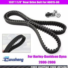 133T 1 1/8 Rear Drive Belt For Harley Dyna FX...