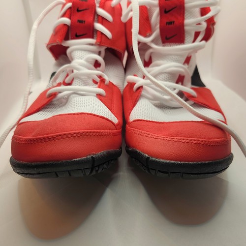 Scarpe Nike Fury da uomo taglia 11,5 wrestling/boxe/MMA rosso università AO2416-601 - Foto 2 di 9