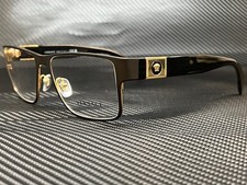 VERSACE VE1274 1436 Matte Black Rectangle Men's 57 mm Eyeglasses