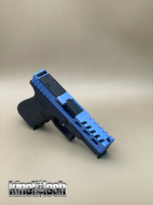Glock 19 Gen 3 Polar Blue Raptor Cut Complete Slide RMR Cut