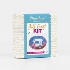 Hawthorn Handmade craft Needle Felt Kit sewing machine Brooch bnib uk free post