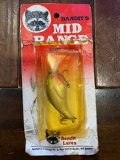 Rare Vintage Pre-Pradco Bandit 100 In Original Red Pack Silver Minnow Color 176