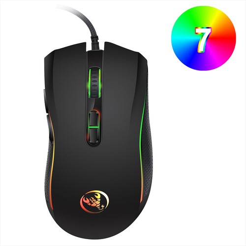 3200DPI Optical USB Wired PC Gaming 7 Buttons Gamer Laptop Z1G0 - Picture 10 of 11