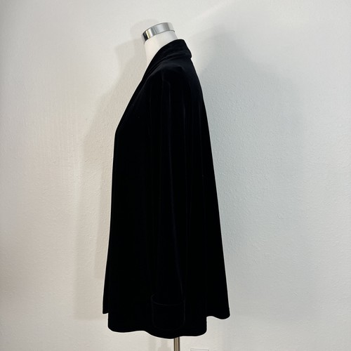 Ronni Nicole Ouida Jacket Womans XL Velour Velvet Jacket Open Front Eveningwear - Picture 5 of 16