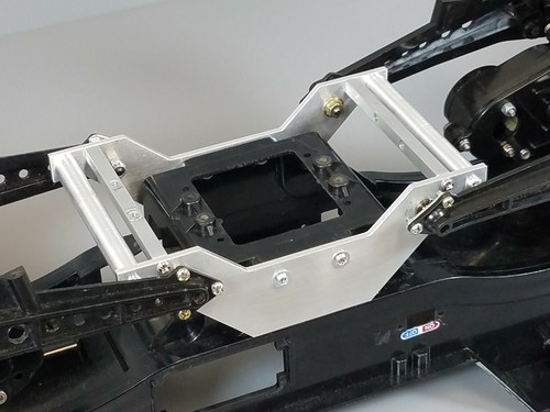 Aluminum Extension Wide Wheelbase Chassis Mount Plate Bracket Tamiya Clodbuster - Picture 5 of 12