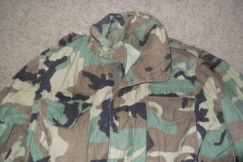 Military Field Jacket Medium Long Vintage BDU Vietnam Reenactment Men Boys #29 - Picture 2 of 6