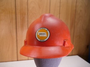 VINTAGE NEBRASKA DEPARTMENT OF ROADS HARD HAT