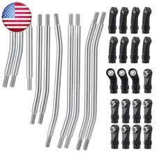 Qmore Stainless Steel Link Rod Linkage 313mm 324mm Wheelbase For 1/10 Car TRX4