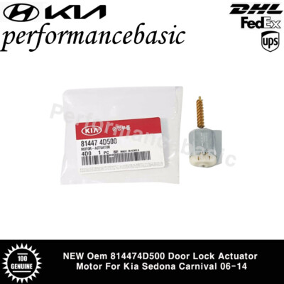 NEW Oem 814474D500 Door Lock Actuator Motor For Kia Sedona