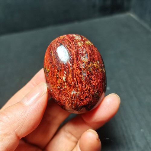 TOP 51.4G Natural Rare Beautiful Namibia " Pietersite" Gemstone Healing R1338 - Picture 5 of 9