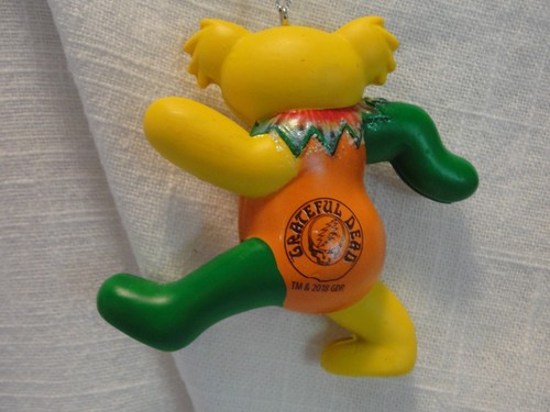 GRATEFUL DEAD DANCING BEAR ORNAMENT 3" RASTA BEAR - Bild 2 von 4