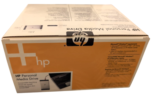 HP® Personal Media 300 GB USB 2.0 disco rigido esterno HD3000s scatola aperta completo - Foto 4 di 7