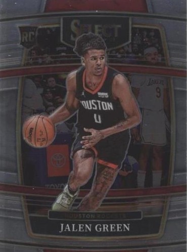 Jalen Green 2021-22 Panini Select #7 Tri-Color Prizm Rookie RC PSA