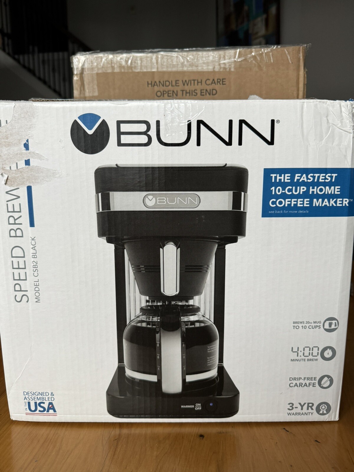 BUNN CSB2B Speed Brew Elite Coffeemaker Black OPEN BOX 72504132877