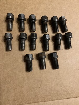 SBC Chevy Header Bolts Small Block Chevy 283 305 327 350 383 400 V8 1'' Used