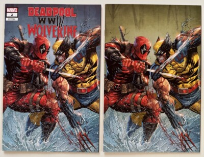 Deadpool Wolverine: WWIII # 2 - Trade - Virgin Set - Variant - Tyler Kirkham