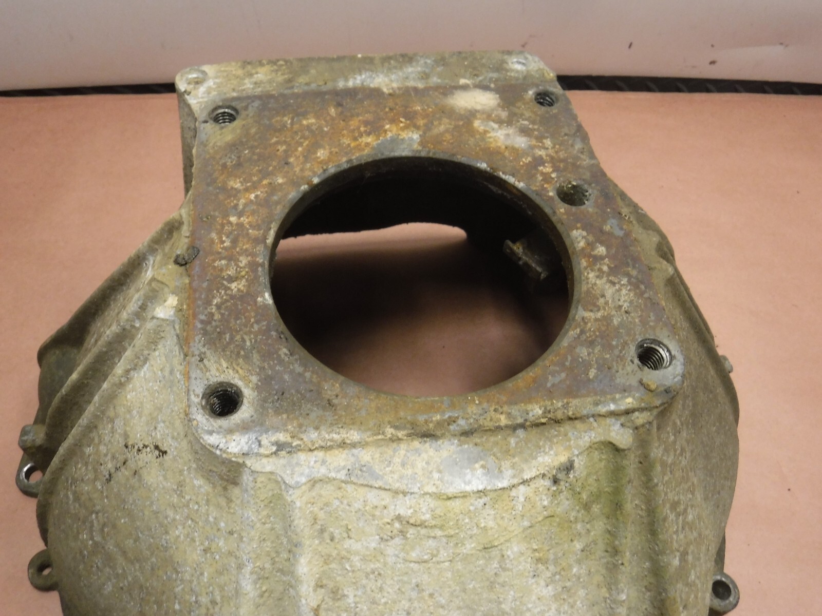 Jeep Cj5 7176 T14 T15 Manual Transmission Bell Housing BROKE Free Ship