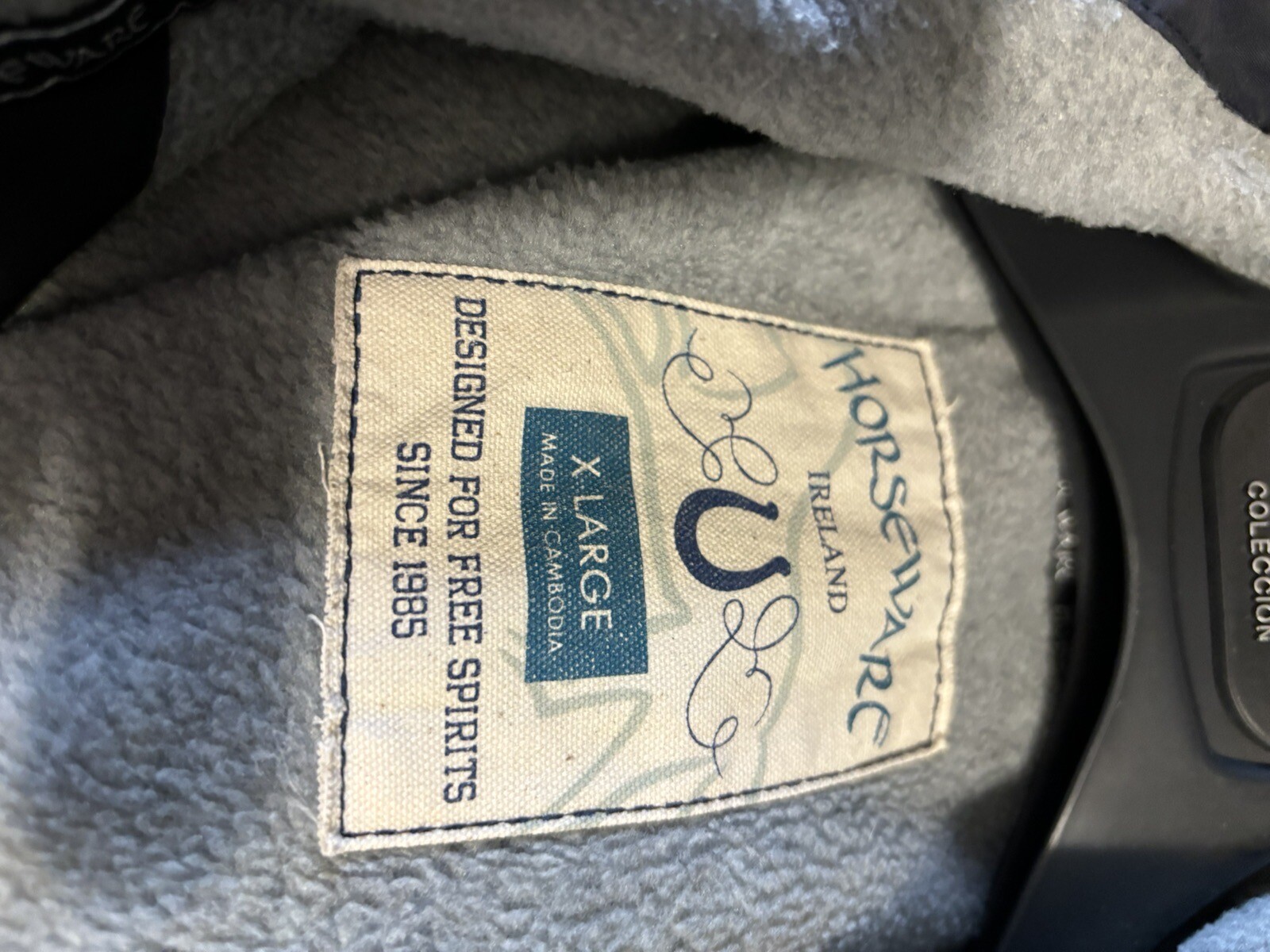 Horseware Ireland Blue grey gilet Waistcoat Body warmer Sz XL Fleece