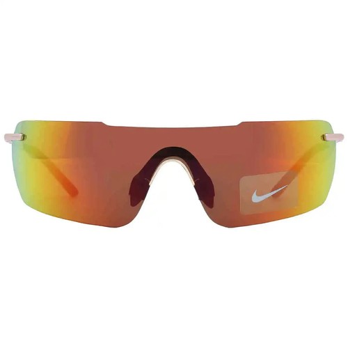 Nike Meridian Sport Sonnenbrille Roségold/Karminrot verspiegelt randlos CU6569 700 - Bild 4 von 10