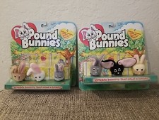 Lot Of 2 1997 Galoob Toys Pound Bunnies 3 Pack New In Sealed Original Package