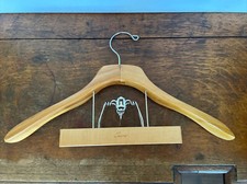 Vintage Sears Wooden Light Brown Wood Dress Coat Suit Pants Hanger 17 3/4" W