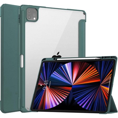 Hülle für iPad Pro 12.9 2022/2021/2020/2018 Bizon Case Cover Futeral Etui Grün