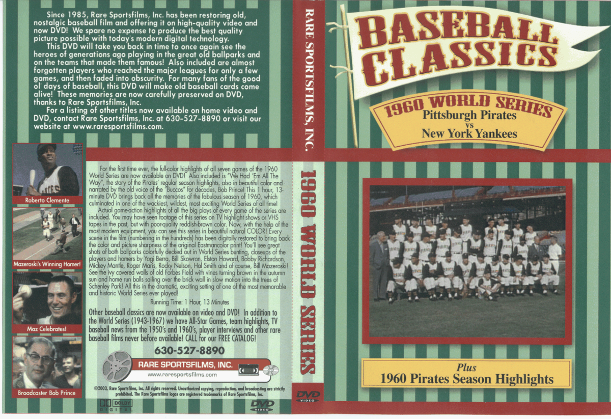 1960 World Series, Pirates vs Yankees, & 1960 Pirates season