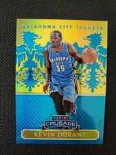 2014-15 KEVIN DURANT PANINI CRUSADE EXCALIBUR TEAL BLUE PRIZM SP INSERT #3/35!