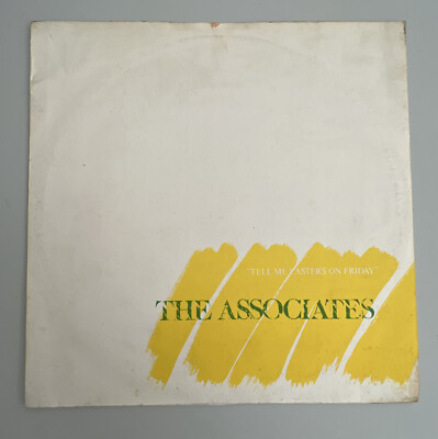 ASSOCIATES Tell Me Easter's On a Friday 12'' 45rpm UK Picture Sleeve 1981 VG+/EX