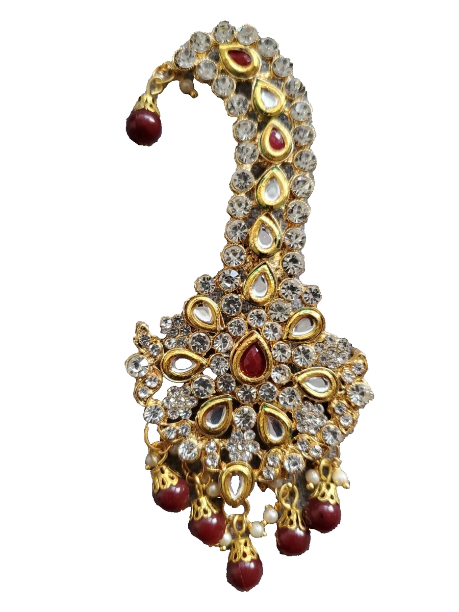 Traditional Groom Turban Pagri Kalgi Brooch Pin Men's Wedding Jewellery-K