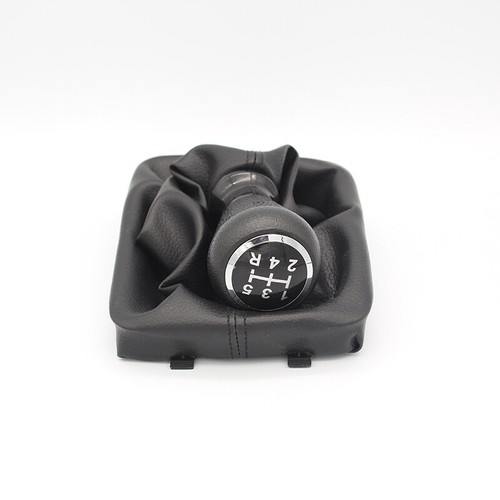 Fit For Peugeot 206 406 5 Speed Manual Gear Shifter Shift Knob with Boot Black - Picture 3 of 5