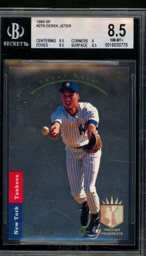 Derek Jeter Rookie Card 1993 SP #279 BGS 8.5