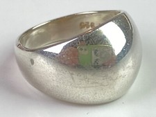 Solid Domed Ring 5.15g 925 Sterling Silver size 6