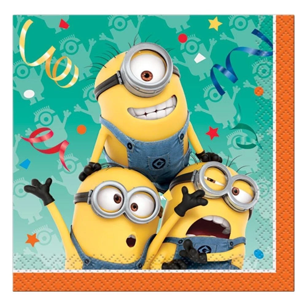 SERVILLETAS de Papel Minions fiesta